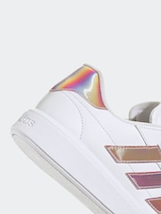 adidas Multi/white adidas Court Block Animal Trainers - Image 8 of 9