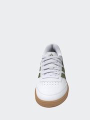 adidas Green/White Courtblock Trainers - Image 12 of 18