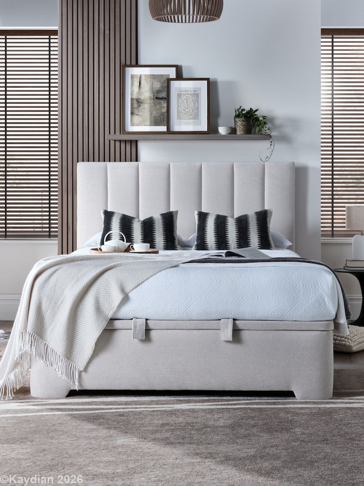 Kaydian Cream Medburn Ottoman Storage Bed - Image 1 of 2