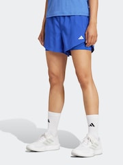 adidas Blue Aeroready Minimal 2-in-1 Shorts - Image 1 of 6