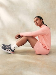 adidas Pink Aeroready Minimal 2-in-1 Shorts - Image 4 of 5