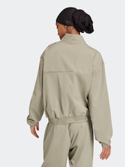 adidas Grey Aeroready Train Essentials Woven Quarter-Zip Track Top - Image 2 of 7