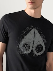 Moose Knuckles Black Icebreak Logo T-Shirt - Image 3 of 6