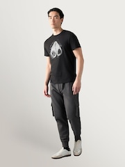 Moose Knuckles Black Icebreak Logo T-Shirt - Image 4 of 6