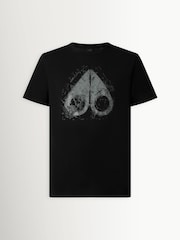 Moose Knuckles Black Icebreak Logo T-Shirt - Image 5 of 6