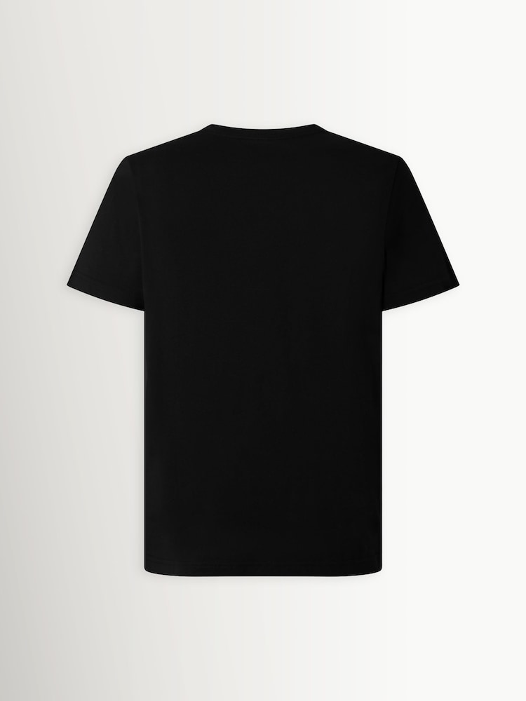 Moose Knuckles Black Icebreak Logo T-Shirt - Image 6 of 6