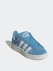 adidas Originals Blue/Floral Campus 00s Trainers - Image 7 of 13