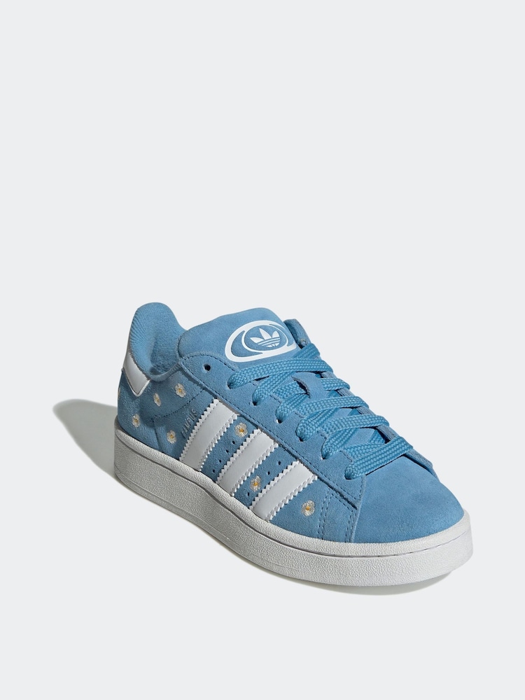 adidas Originals Blue/Floral Campus 00s Trainers - Image 7 of 13