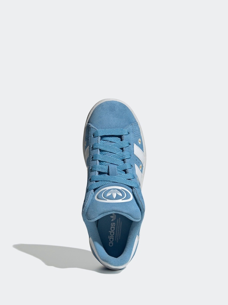 adidas Originals Blue/Floral Campus 00s Trainers - Image 9 of 13
