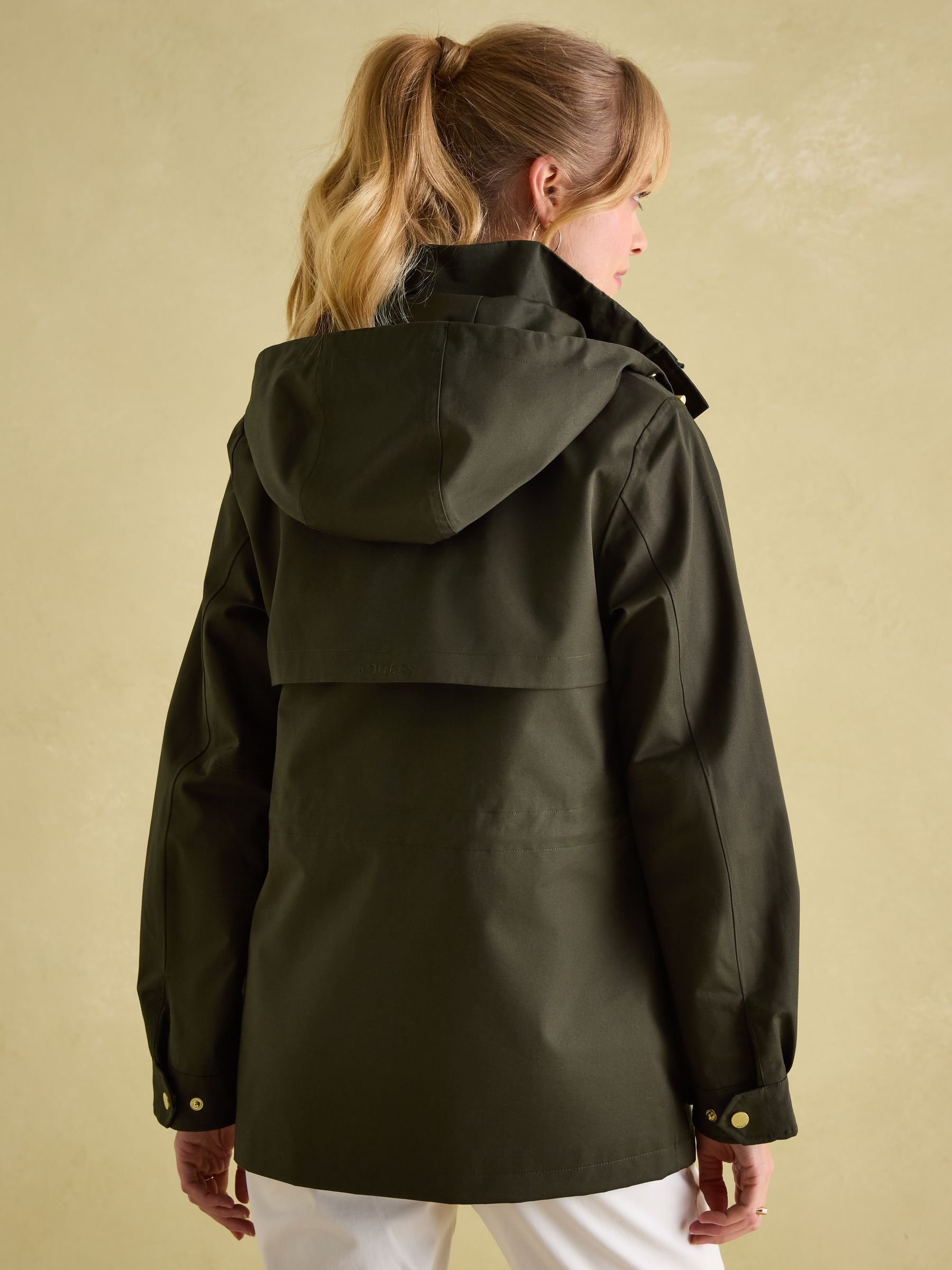 Joules khaki raincoat shop