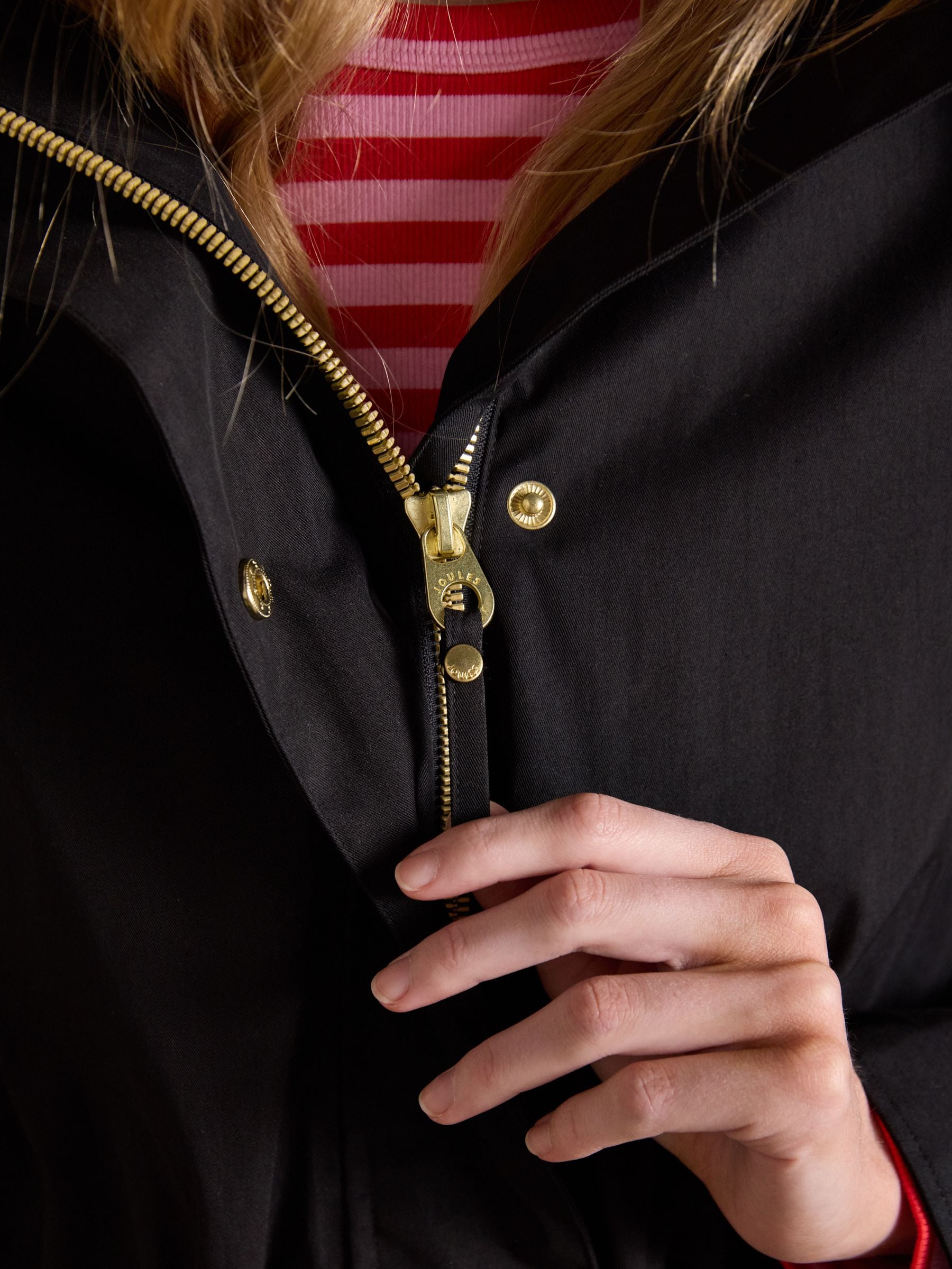 Buy Joules Portwell Black Hooded Waterproof Raincoat from Next USA