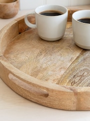Garden Trading Natural Midford Mango Wood Tray - Image 2 of 3