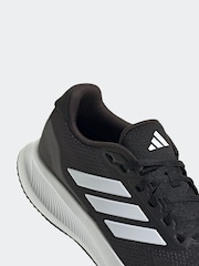 adidas Black/White Runfalcon 5 Running Trainers - Image 9 of 13
