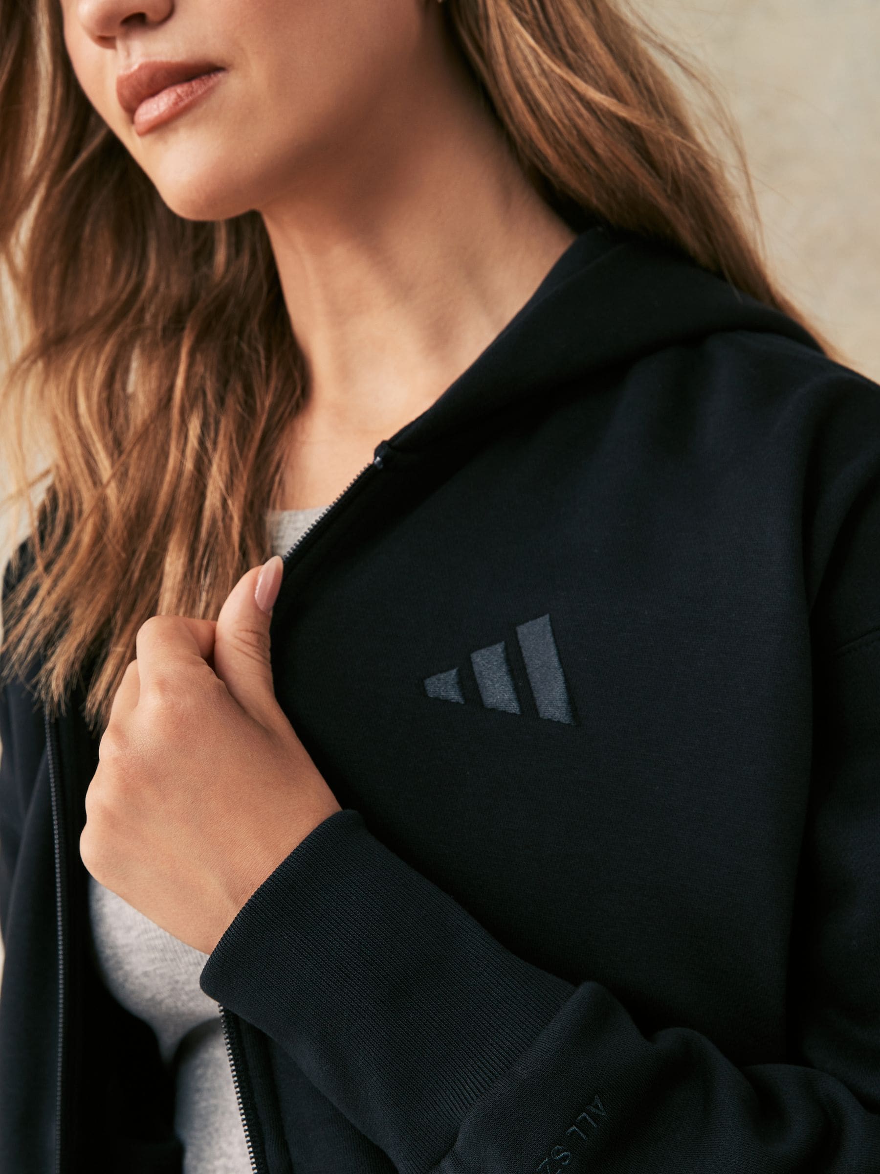 Buy adidas Black ALL SZN Full Zip Hoodie from Next USA