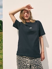 adidas Black ALL SZN 100% Cotton T-Shirt - Image 1 of 5