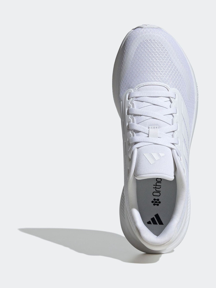 adidas White/Grey Grand Court Trainers - Image 11 of 18