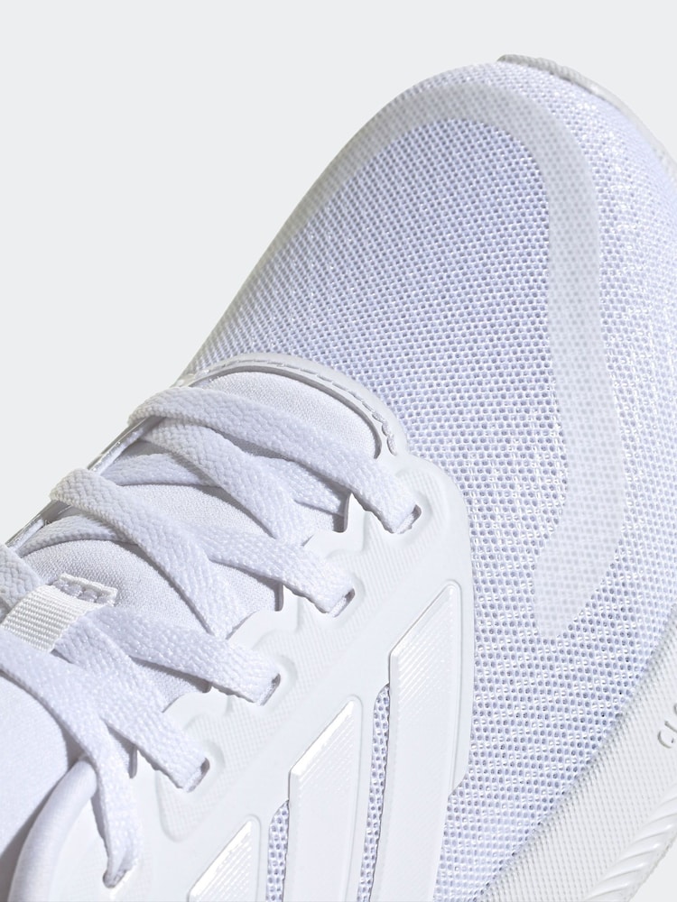 adidas White/Grey Grand Court Trainers - Image 15 of 18