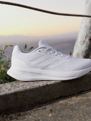 Blanco - Adidas Runfalcon 5 Entrenadores - Imagen 3 de 18