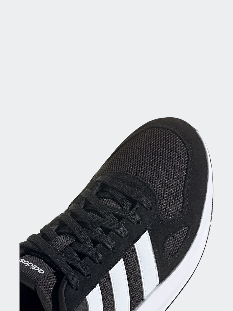 adidas Black Run 84s Trainers - Image 16 of 17