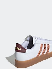 adidas White/Animal Grand Court 2.0 Trainers - Image 5 of 10