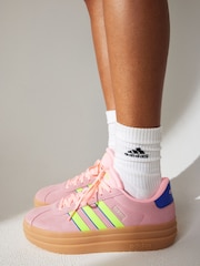 adidas Pink VL Court Bold Trainers - Image 1 of 14