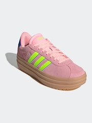 adidas Pink VL Court Bold Trainers - Image 6 of 14
