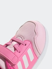 Розовый - Детские беговые кроссовки adidas Tensaur - Image 9 of 9