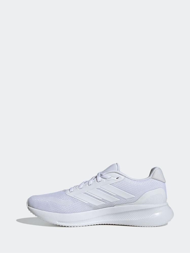 adidas Off White Runfalcon 5 Running Trainers - Image 10 of 17