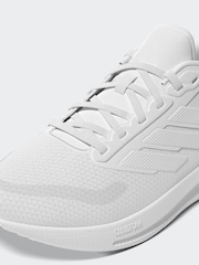 adidas Off White Runfalcon 5 Running Trainers - Image 12 of 17