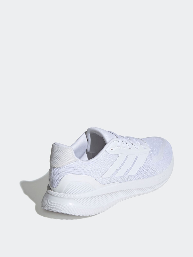 adidas Off White Runfalcon 5 Running Trainers - Image 13 of 17