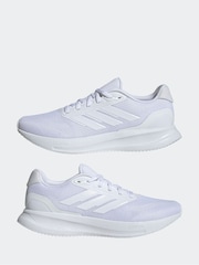 adidas Off White Runfalcon 5 Running Trainers - Image 11 of 17