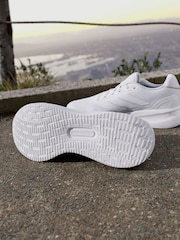 adidas Off White Runfalcon 5 Running Trainers - Image 7 of 17