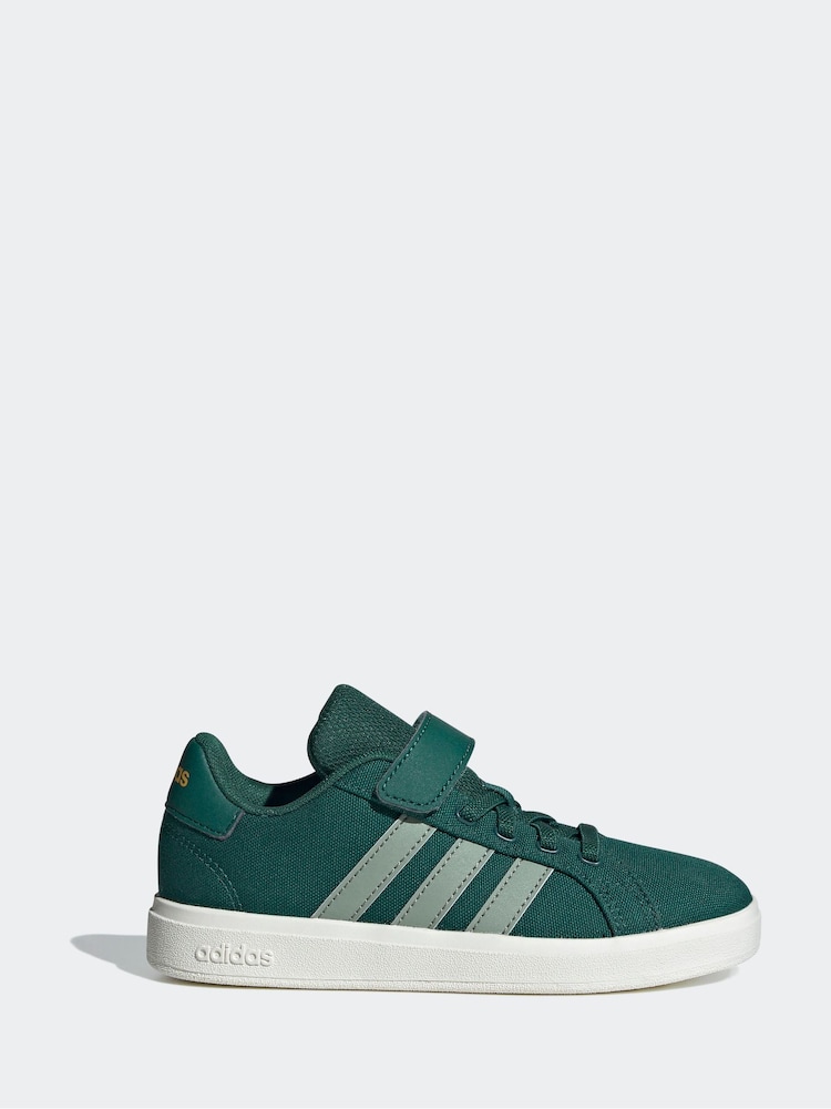 adidas Green Grand Court 2.0 E L C Trainers - Image 1 of 9