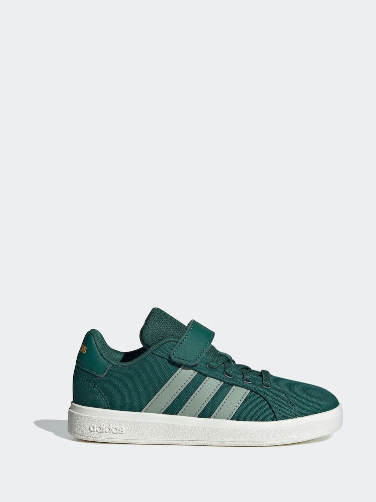 adidas Green Grand Court 2.0 E L C Trainers - Image 2 of 9 adidas Green Grand Court 2.0 E L C Trainers - Image 2 of 9