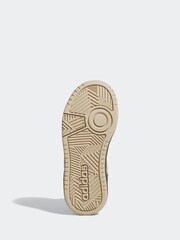 adidas Green Fur Lined Kids Sportswear Hoops Mid 3.0 Trainers - Image 6 of 8