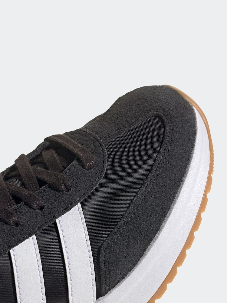 adidas Black Run 72s Trainers - Image 8 of 9