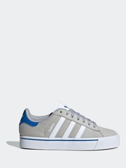 adidas Originals Grey Campus Vulc Trainers - Image 1 of 11