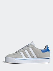 adidas Originals Grey Campus Vulc Trainers - Image 2 of 11
