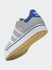 adidas Originals Grey Campus Vulc Trainers - Image 5 of 11