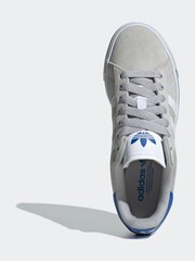 adidas Originals Grey Campus Vulc Trainers - Image 7 of 11
