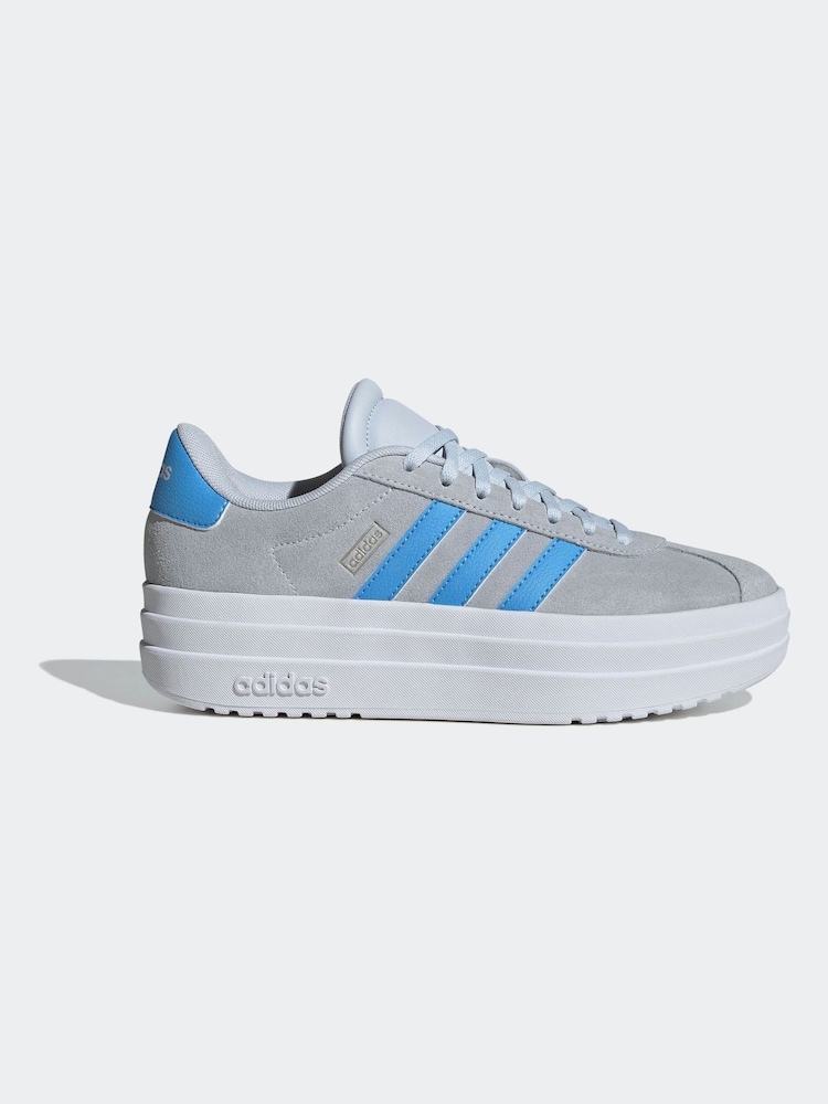 adidas Blue Kids VL Court Bold Trainers - Image 1 of 8