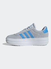 adidas Blue Kids VL Court Bold Trainers - Image 4 of 8