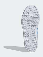 adidas Blue Kids VL Court Bold Trainers - Image 6 of 8