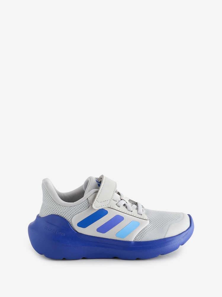 adidas Grey/Blue Kids Tensaur Run 3.0 Trainers - Image 1 of 5