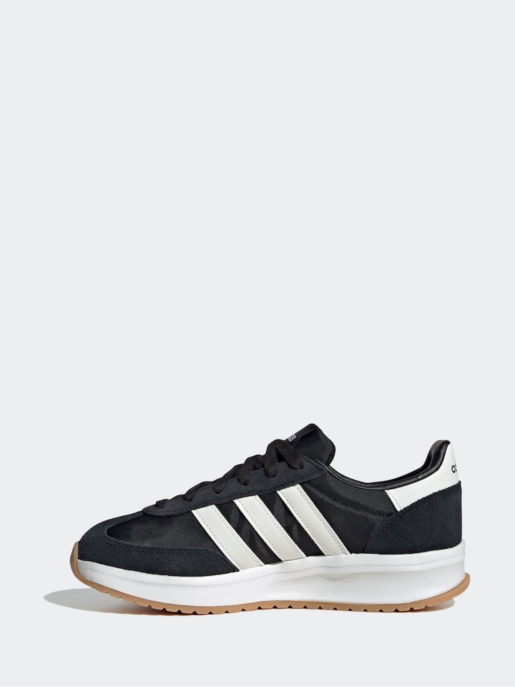 adidas Black Run 72 Trainers - Image 2 of 9