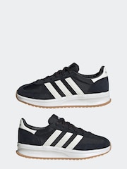 adidas Black Run 72 Trainers - Image 5 of 9