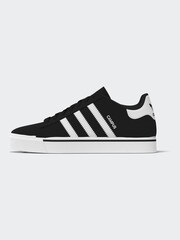 adidas Originals Black Campus Vulc Trainers - Image 1 of 11