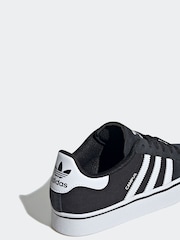 adidas Originals Black Campus Vulc Trainers - Image 4 of 11