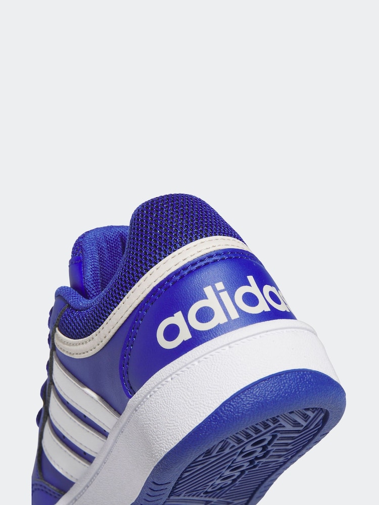adidas Blue Hoops Trainers - Image 2 of 8 adidas Blue Hoops Trainers - Image 2 of 8