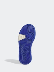 adidas Blue Hoops Trainers - Image 6 of 8